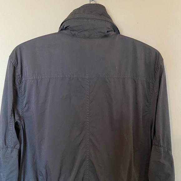 JAMES PERSE brown anorak utility rain jacket sz 3 - Picture 7 of 15